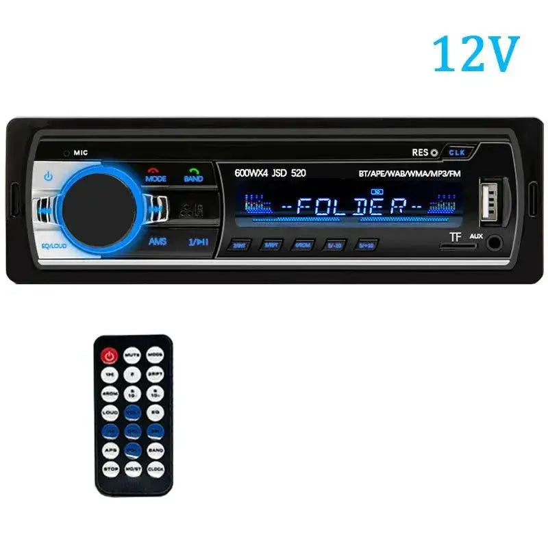 Car Bluetooth MP3 Player With FM Radio USB SD Input
