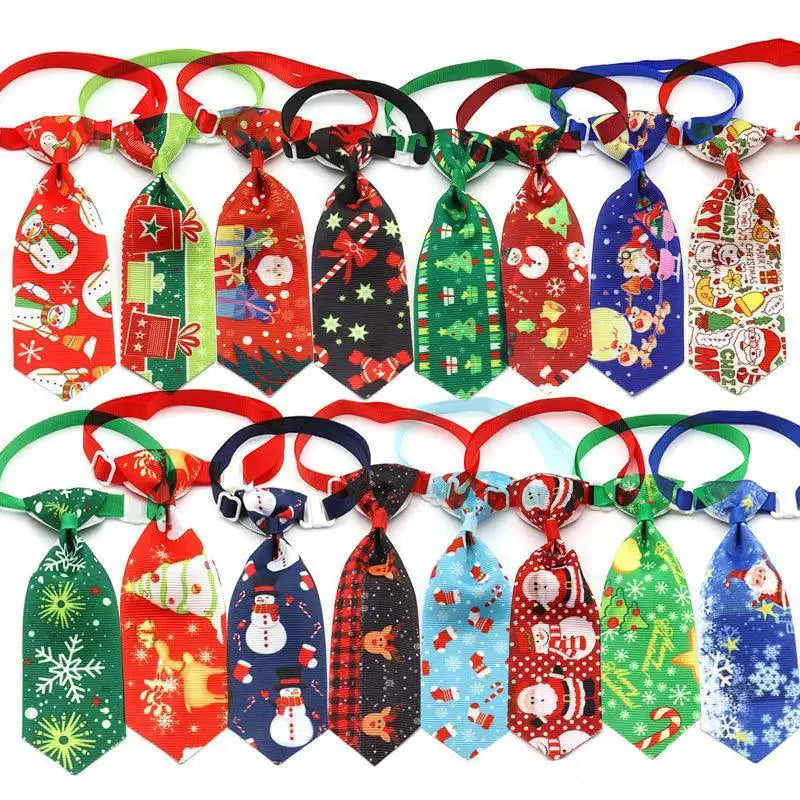 Festive Bow Tie For Pets Adorable Holiday Accessory