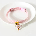 Adjustable Kitten Collar With Bell Cute Cat Accessories