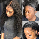 30 Inch Kinky Curly Lace Frontal Wig Remy Human Hair