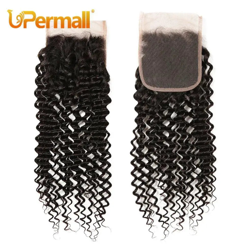 Kinky Curly HD Lace Closure Premium Remy Human Hair 13x4