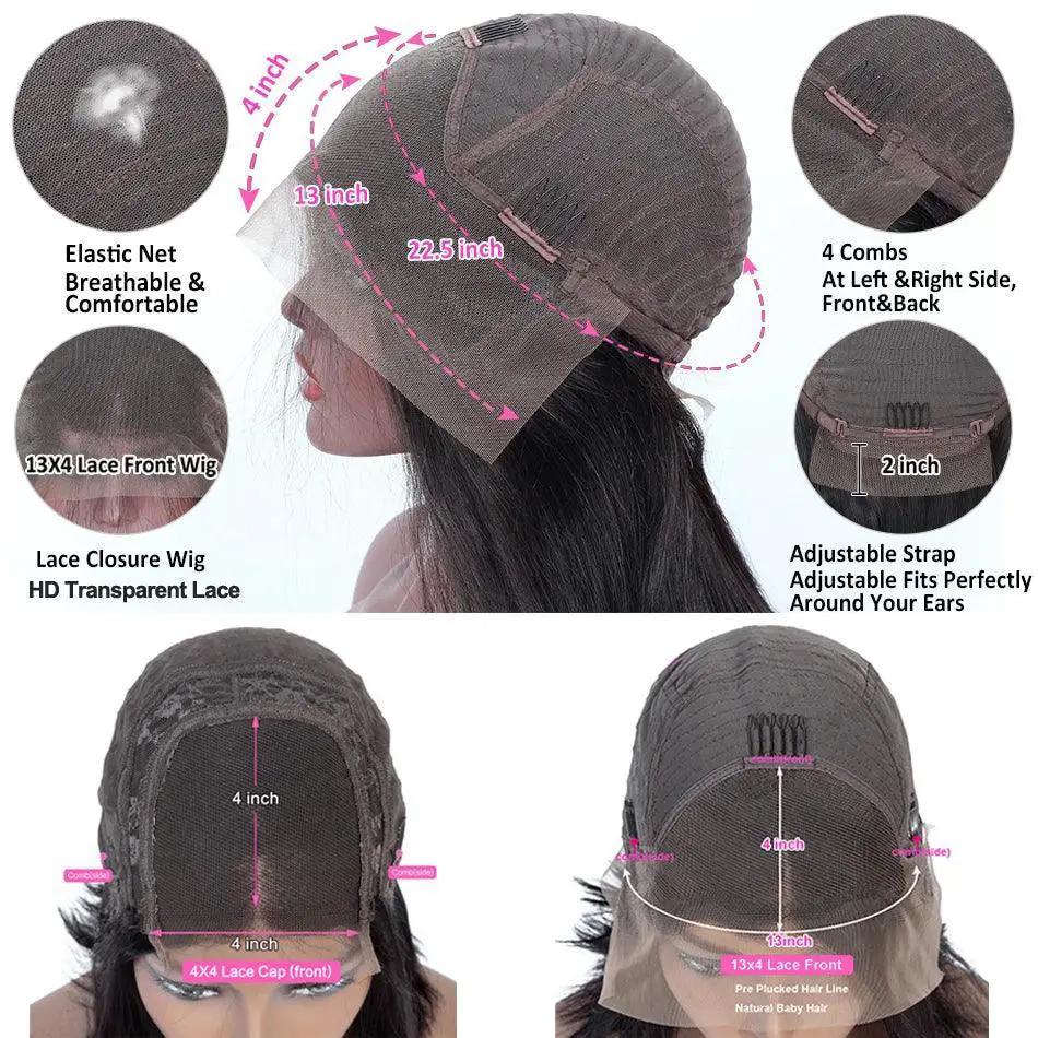 Kinky Straight Lace Front Wig Authentic Yaki Hair Quality