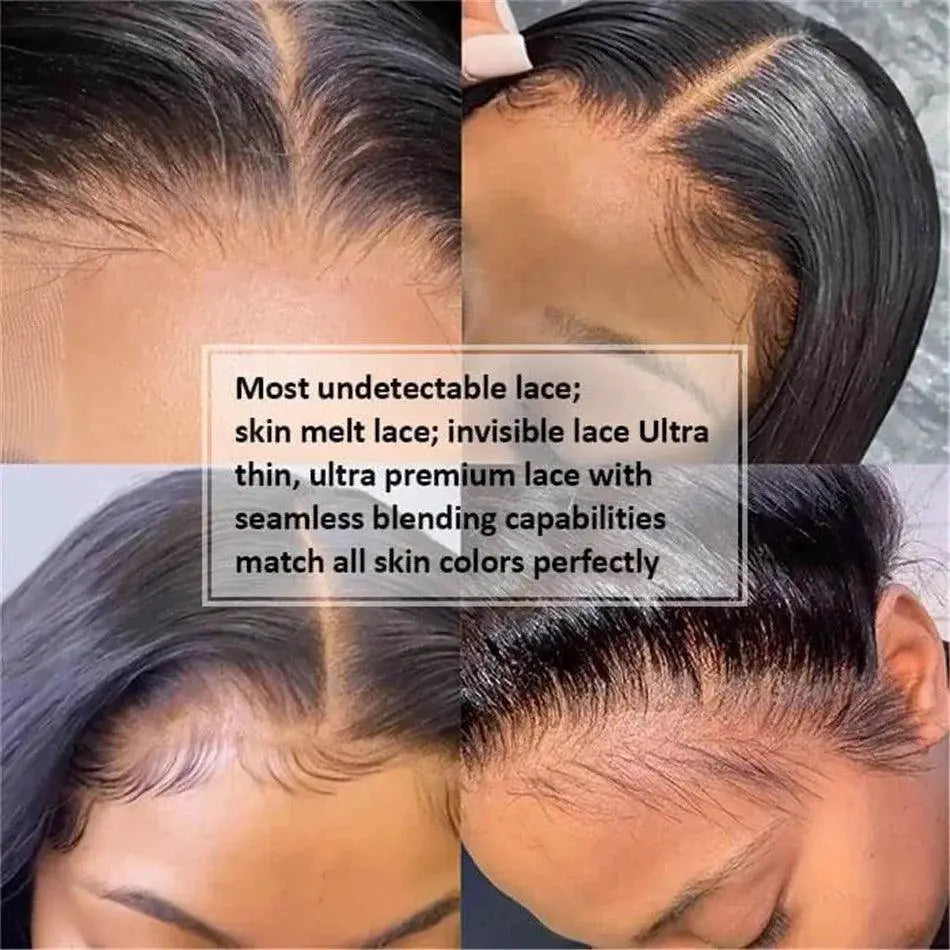 Premium HD Lace Front Human Hair Wigs 13x4 13x6 Straight