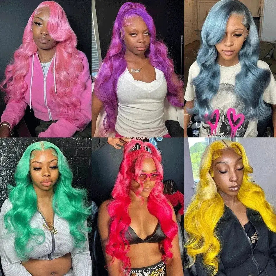 Blonde 613 HD Lace Frontal Body Wave Wig For Women