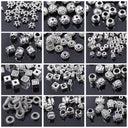 Tibetan Silver Spacer Beads Jewelry Kit Set With 50 Beads