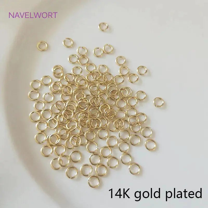 Exquisite Gold Plated Rings Set Premium Jewelry Making Kit