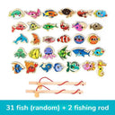 Wooden Magnetic Fishing Toy For Kids