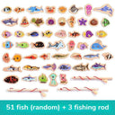Wooden Magnetic Fishing Toy For Kids