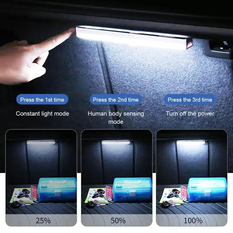 Car Sensor Light USB Rechargeable Induction Lamp For Cars