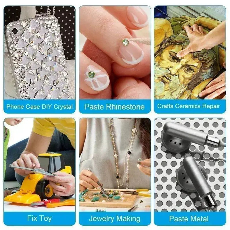 Crystal Rhinestone Jewelry DIY Crafting Kit Adhesive