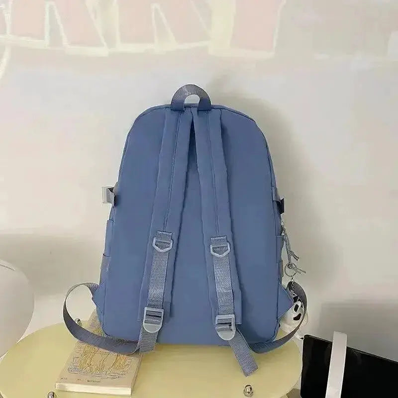 Trendy Durable Pink Purple School Backpack For Students