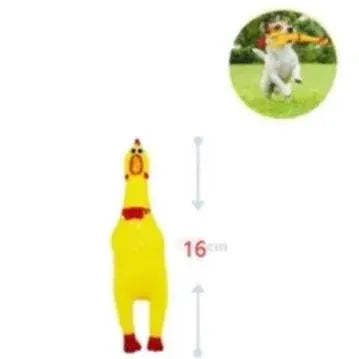 Rubber Chicken Rooster Sound Toy For Dogs And Kids