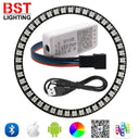 LED Pixel Ring With SP110E Controller USB RGB Kit Lighting