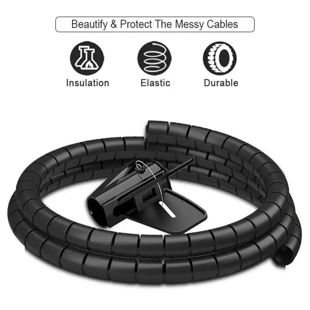 Spiral Cable Protector With Bite Proof Tech Upgrade