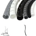 Tangle-Free Spiral Wrap for Office Wires