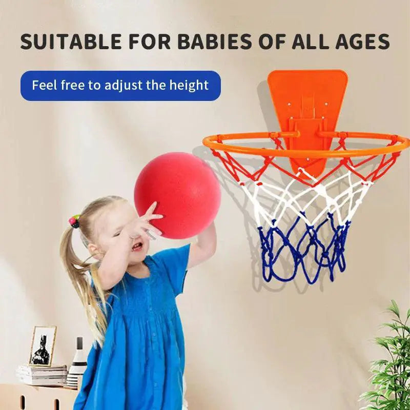 Silent High Density Foam Bouncy Basketball Toy 3 And Up