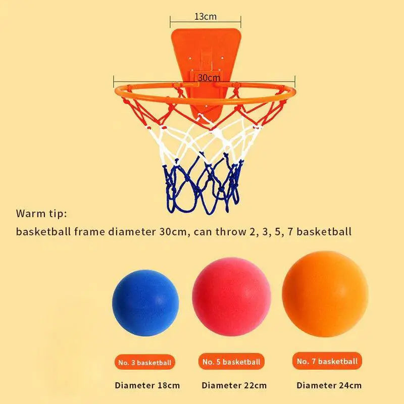 Silent High Density Foam Bouncy Basketball Toy 3 And Up