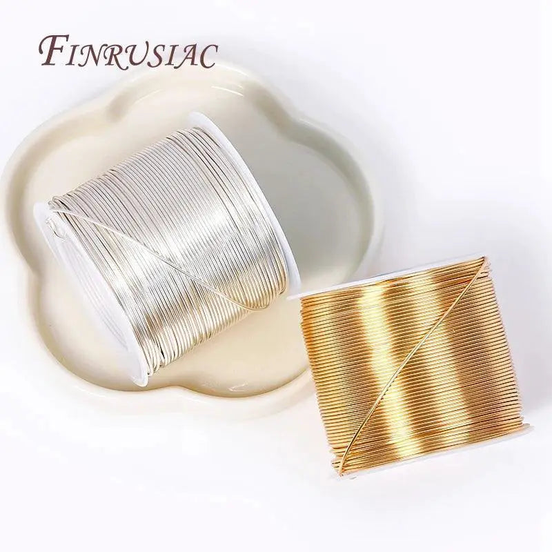 18K Gold Plated Copper Wire Jewelry Kit For DIY Crafts