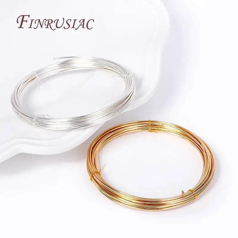 18K Gold Plated Copper Wire Jewelry Kit For DIY Crafts