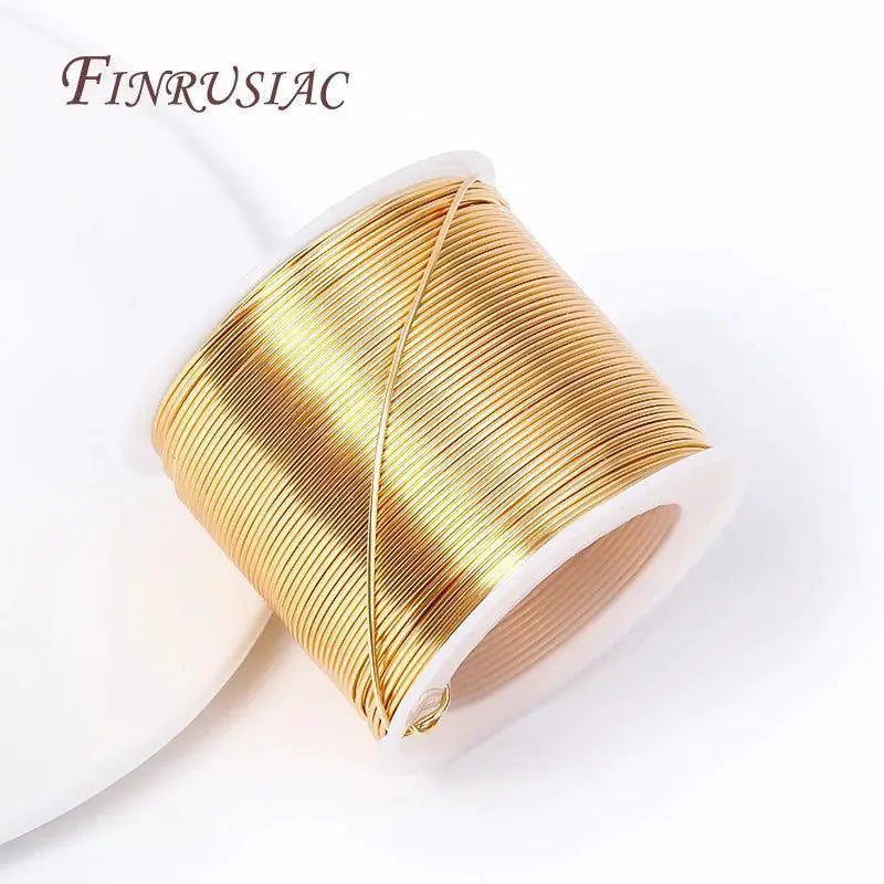 18K Gold Plated Copper Wire Jewelry Kit For DIY Crafts