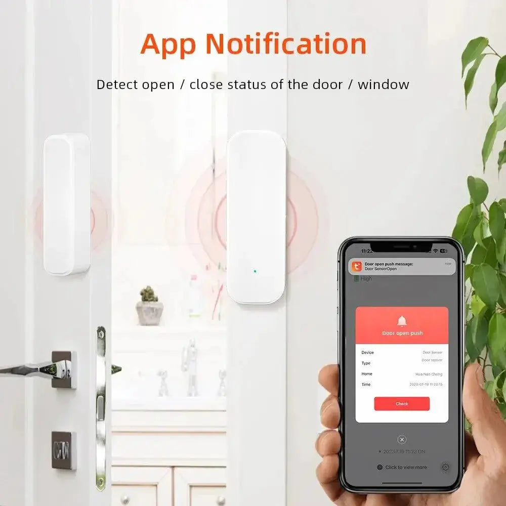 ONENUO Tuya WiFi Door Sensor Security Alarm For Smart Home