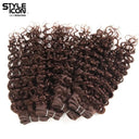 Color 4 Brazilian Curly Hair Extensions