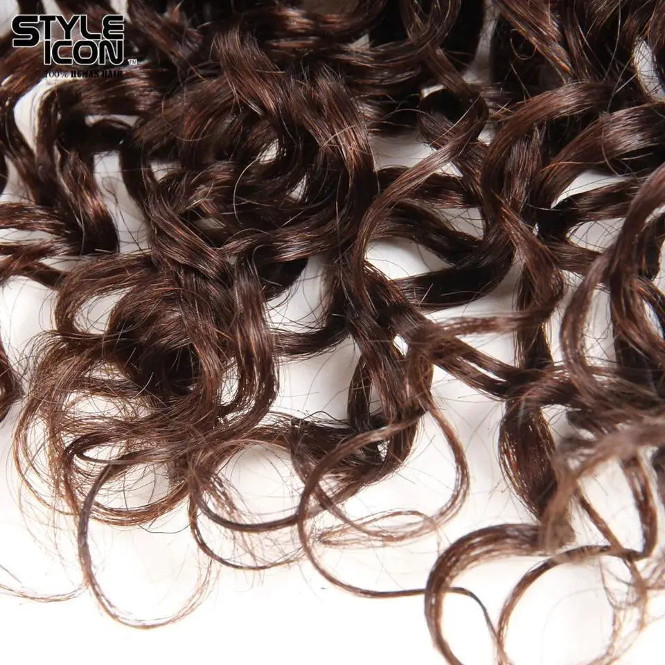 Luxurious Brazilian Curly Hair Extensions Bundle Color 4