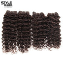 Color 4 Brazilian Curly Hair Extensions