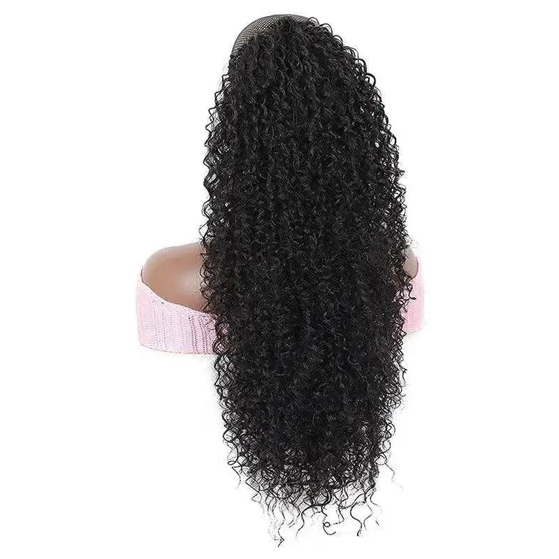 Afro Kinky Curly Drawstring Ponytail Extension For All Hair