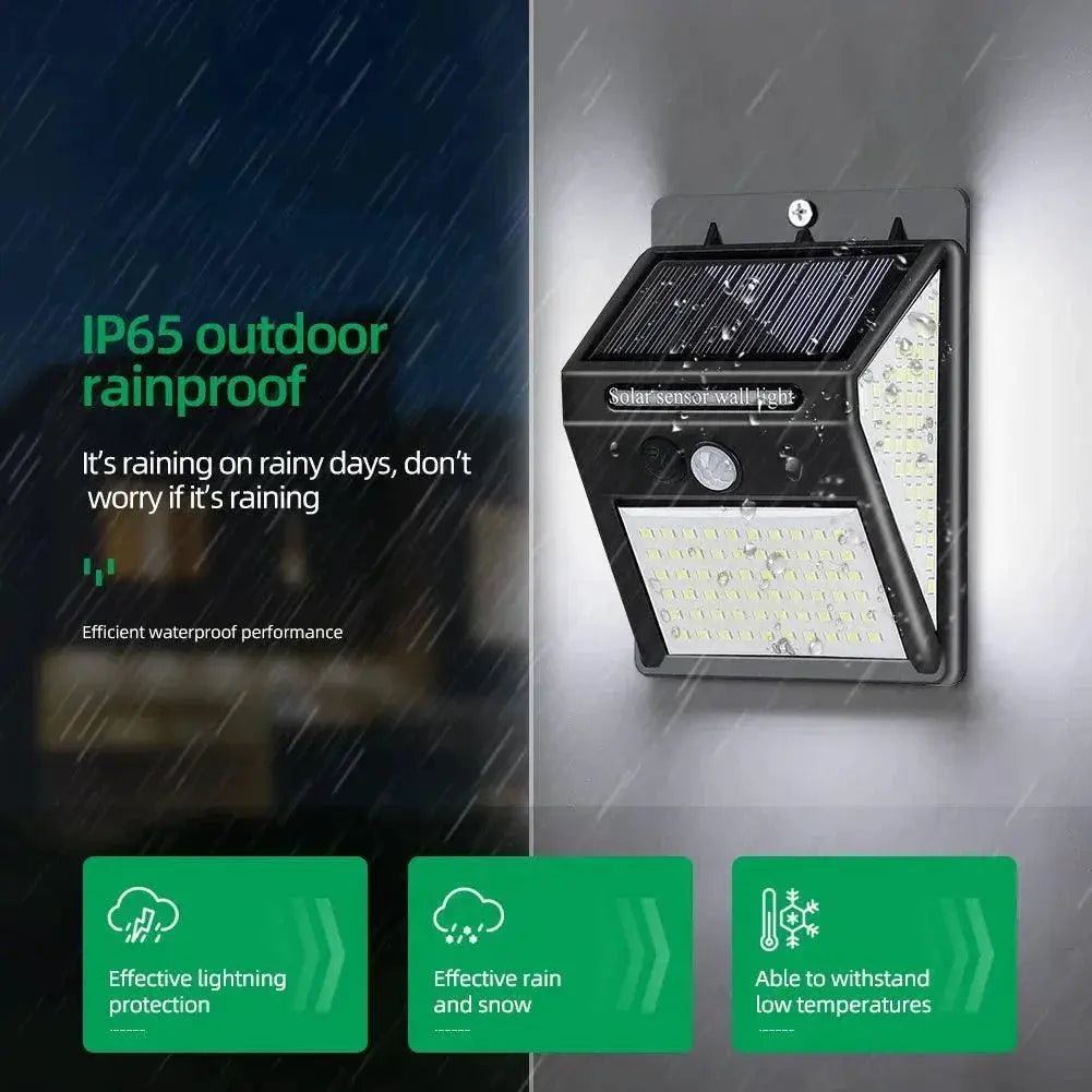 Solar Motion Sensor Spotlight Outdoor Security Lighting