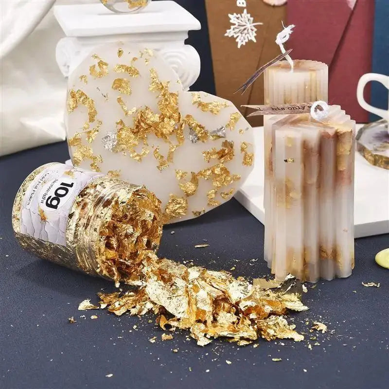 Metallic Foil Flakes For Elegant DIY Art Projects Shimmer