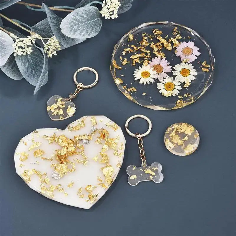 Metallic Foil Flakes For Elegant DIY Art Projects Shimmer