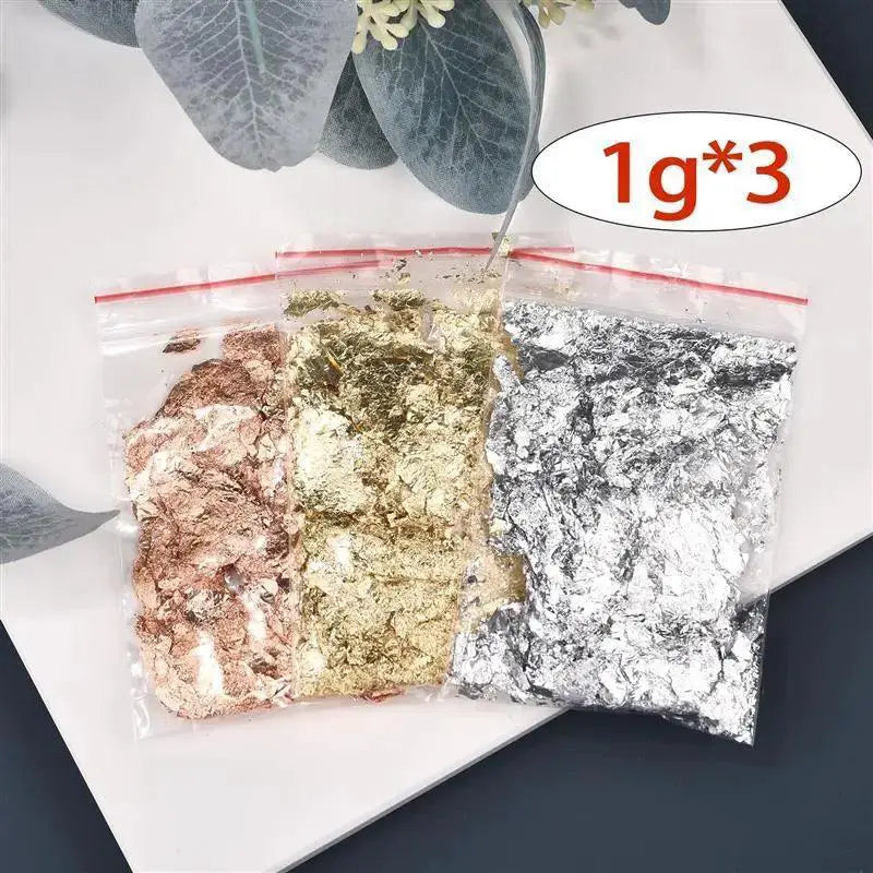 Shiny Foil Flakes for Diy Craft Art — product view 10