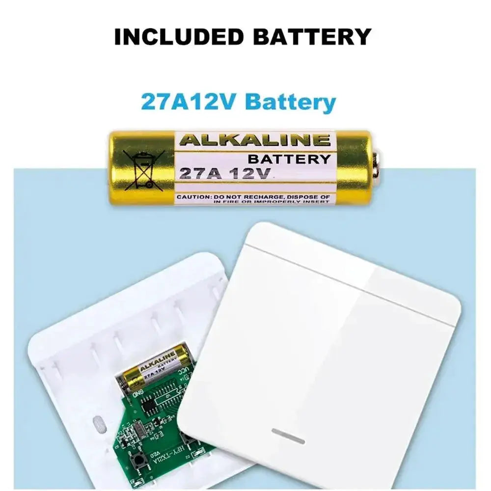 Wireless Smart Wall Panel With Remote Control LED Lighting
