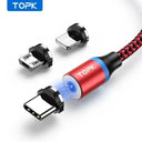 Magnetic Cable For All Devices With LED