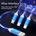 Glowing LED Fast Charger Cable For Ultimate Multi Device