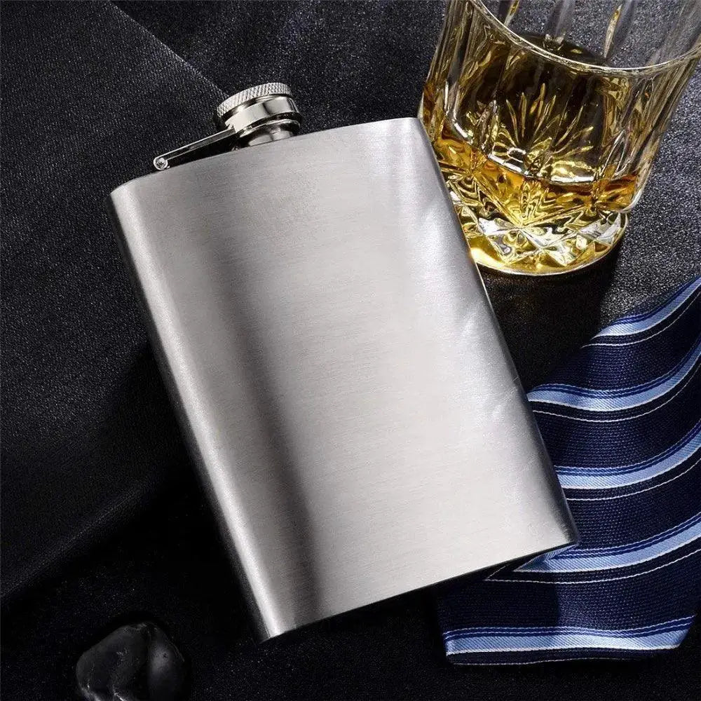 Stainless Steel Hip Flask Set Portable Whiskey Companion