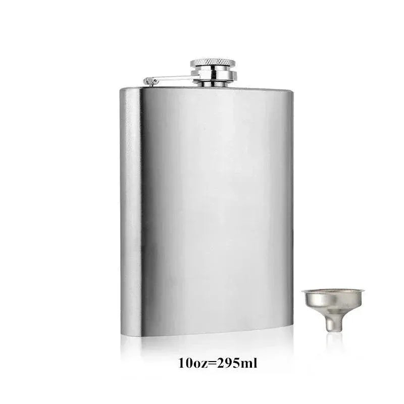Portable Stainless Hip Flask for Whiskey — product view 10