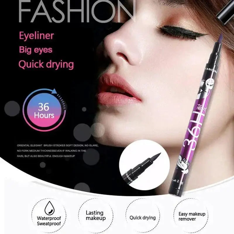 Intense Black Waterproof Eyeliner Pen 36 Hour Smudge Proof