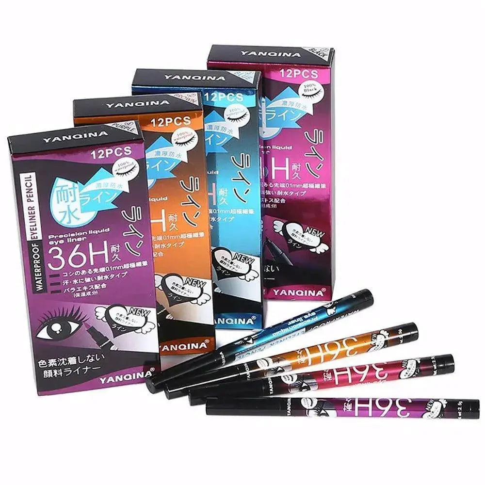 Intense Black Waterproof Eyeliner Pen 36 Hour Smudge Proof