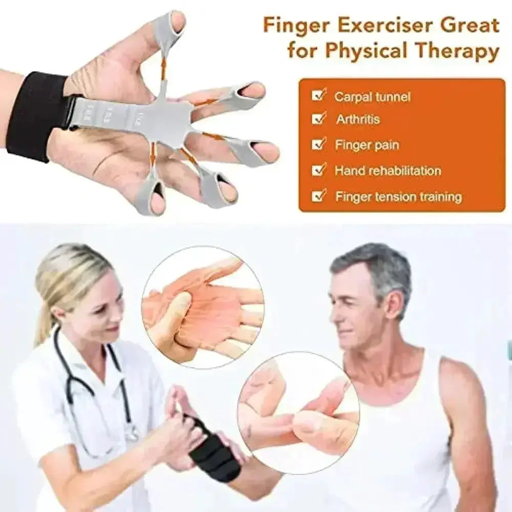 Silicone Finger Strengthener Kit for Grip and Mobility