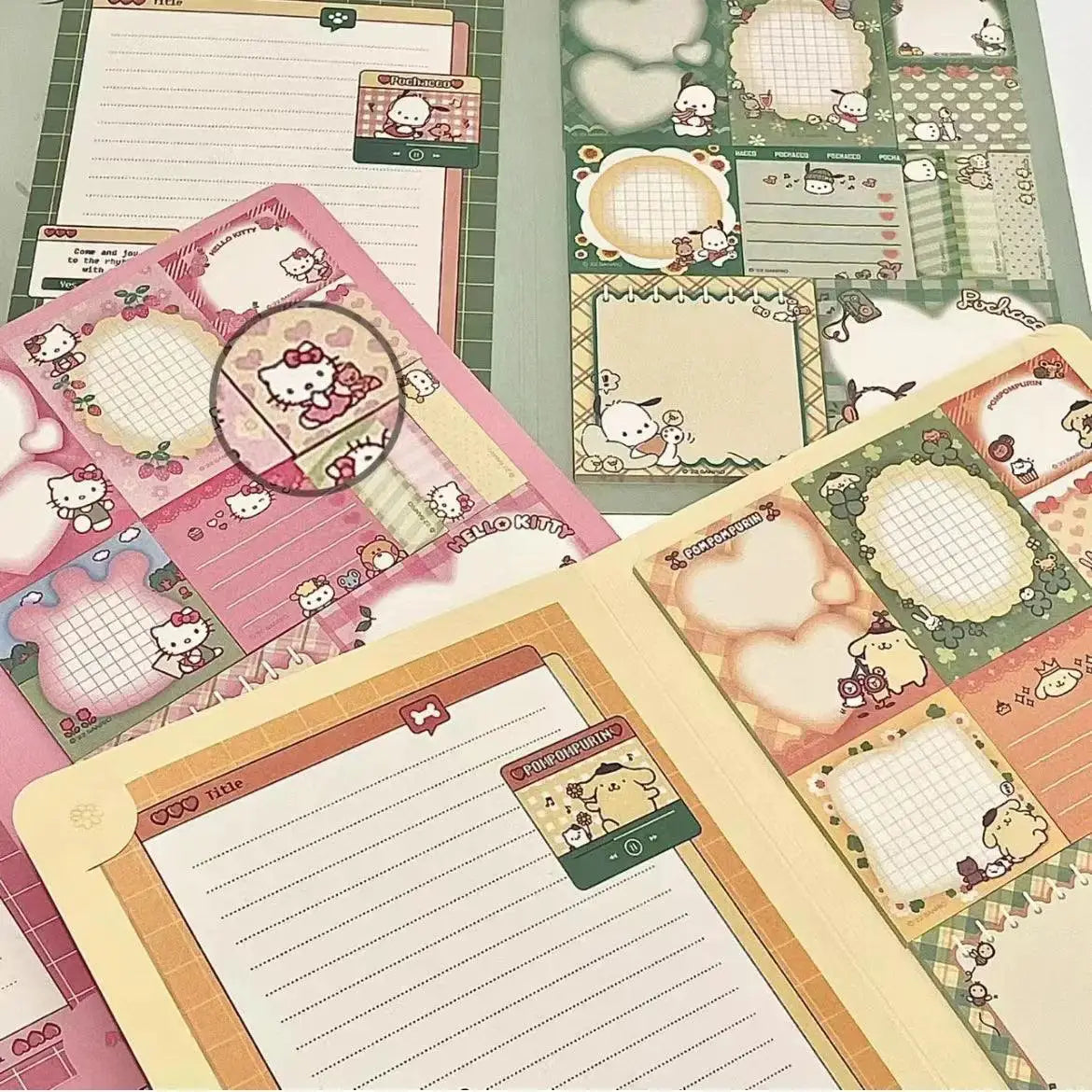 Hello Kitty Notebook Set Charming Stationery For Students