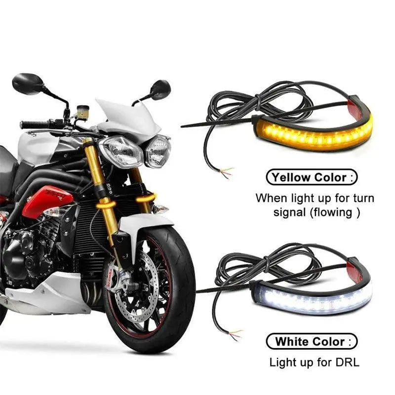 Led Motorcycle Turn Signal Lights For Safer Amber Flashing