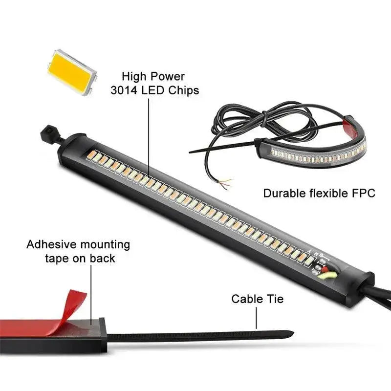 Led Motorcycle Turn Signal Lights For Safer Amber Flashing