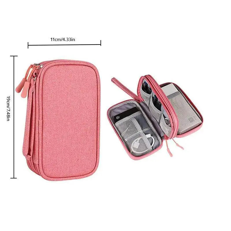 Ultimate USB Cable Travel Organizer Chic Digital Bag