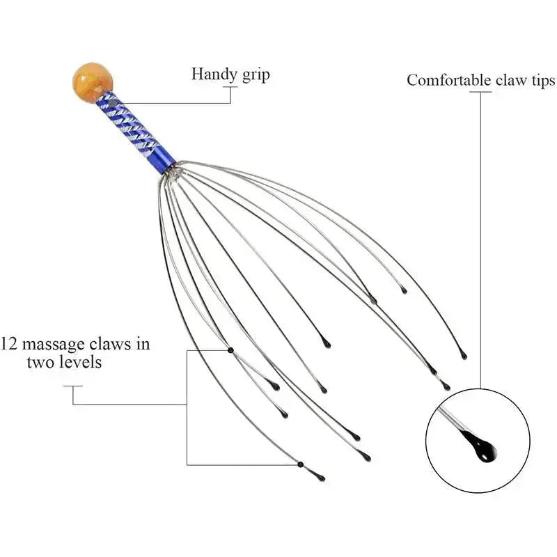 Ahome Octopus Head Massager For Ultimate Scalp Relaxation