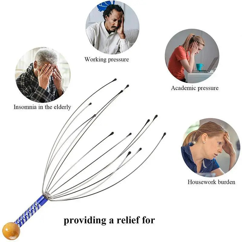 Ahome Octopus Head Massager For Ultimate Scalp Relaxation