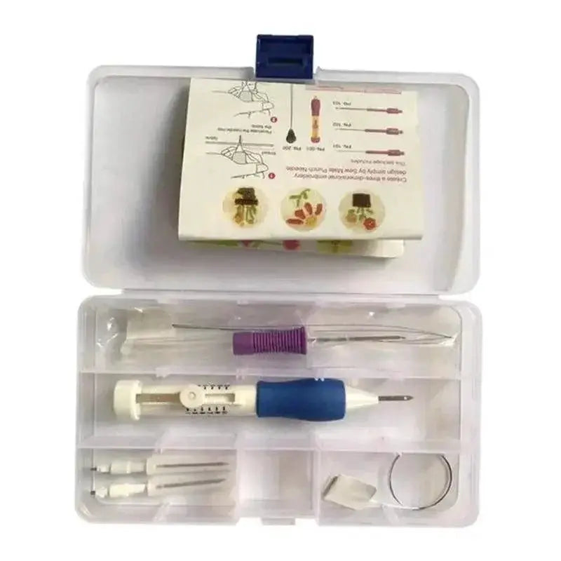 Magic Embroidery Needle Punch Kit DIY Sewing Set Needles