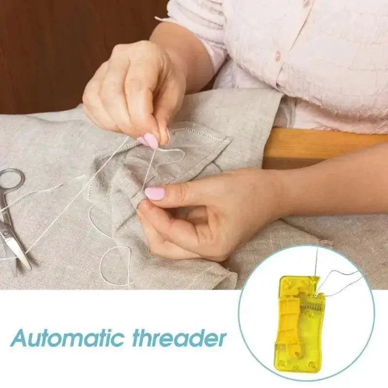 Automatic Needle Threader Tool for Easy Stitching Aid