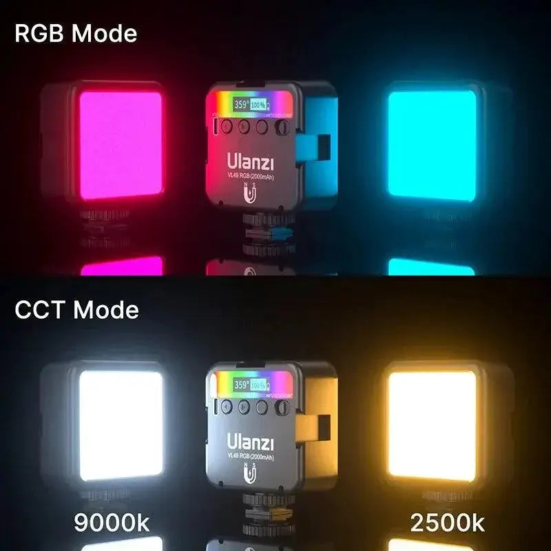 Ulanzi VL49 RGB LED Light for Smartphone Photography